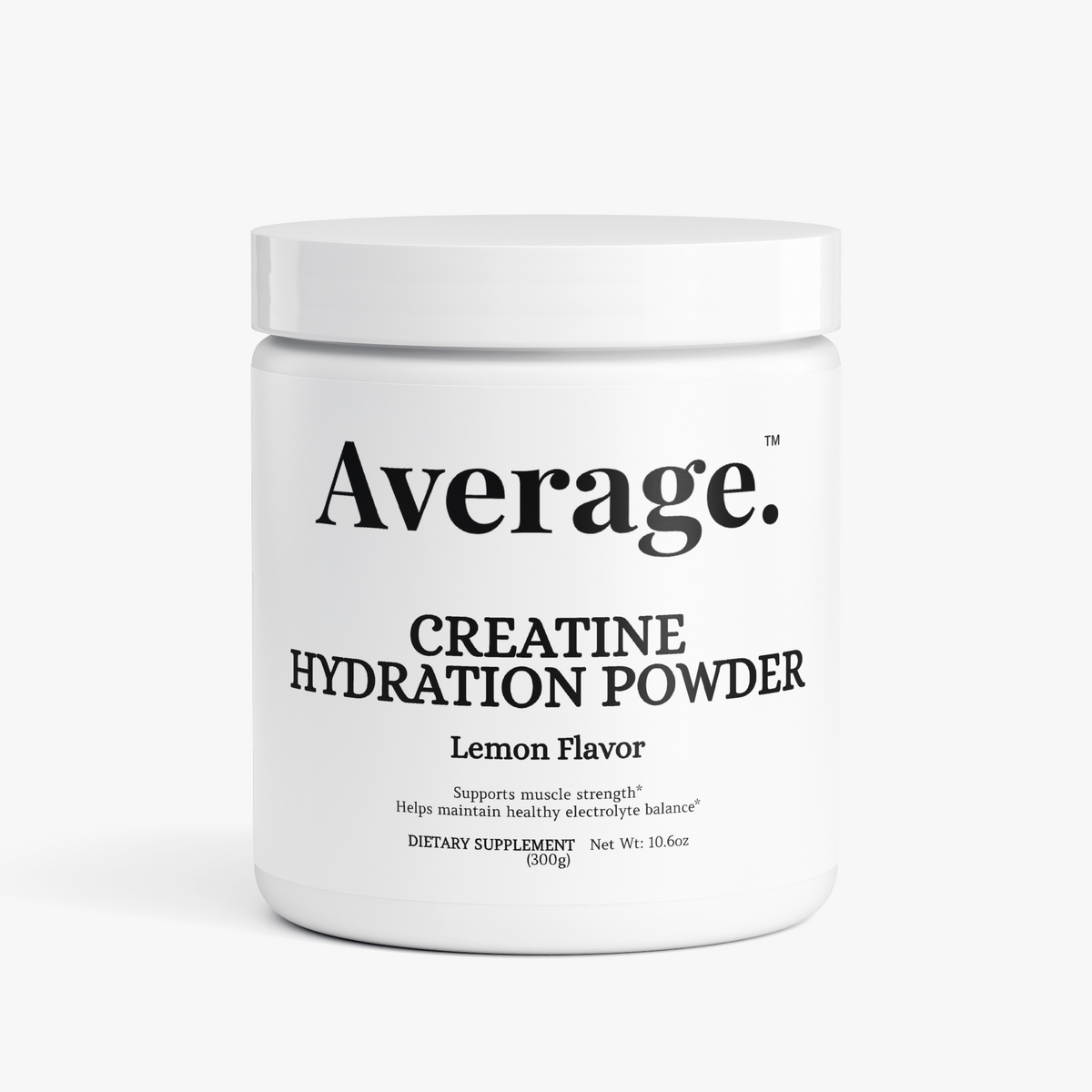 Creatine + Electrolytes Hydration Powder (Lemon)