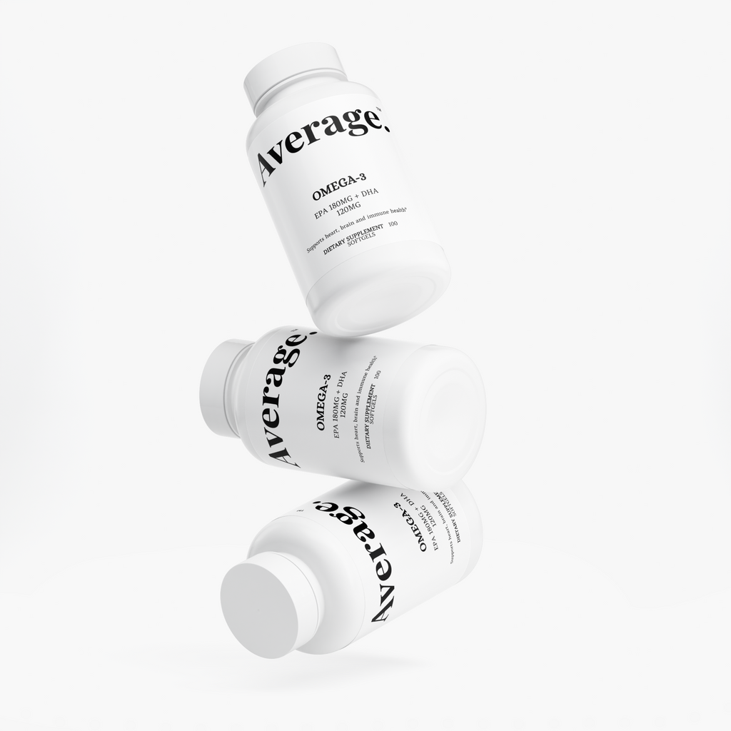 Omega-3 Fish Oil Softgels (EPA 180 mg + DHA 120 mg)
