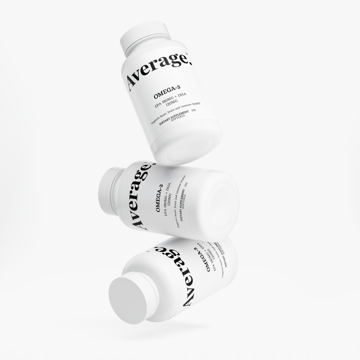 Omega-3 Fish Oil Softgels (EPA 180 mg + DHA 120 mg)