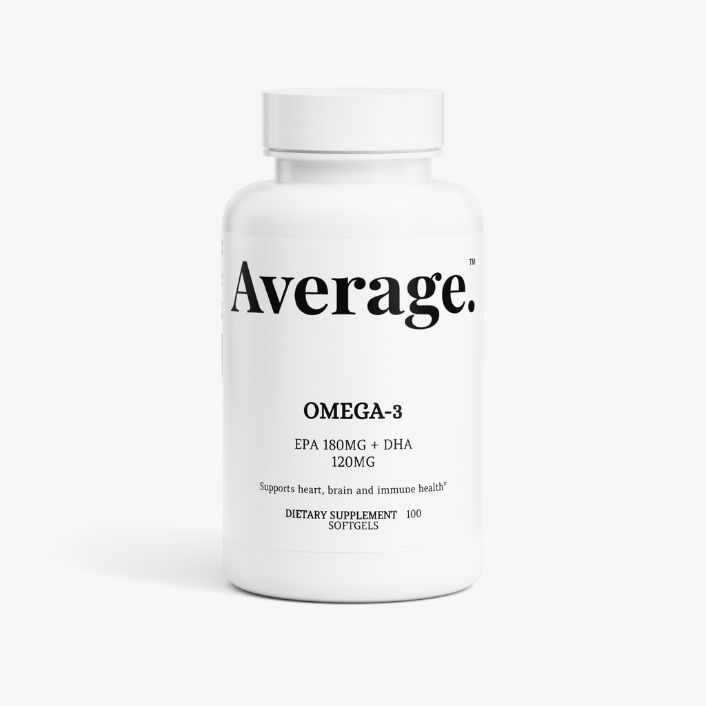 Omega-3 Fish Oil Softgels (EPA 180 mg + DHA 120 mg)